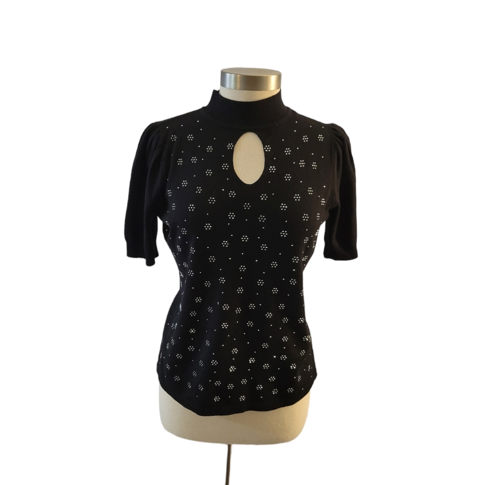 80 Park Puff Sleeve Sweater Sz Medium